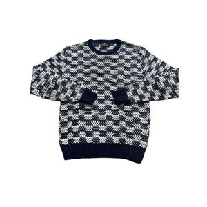 Men’s Vintage Puritan Knit Geometric Sweater in Size Medium